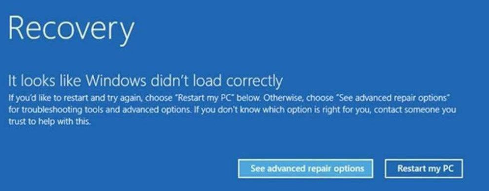 Blue Screen of Death and Recovery